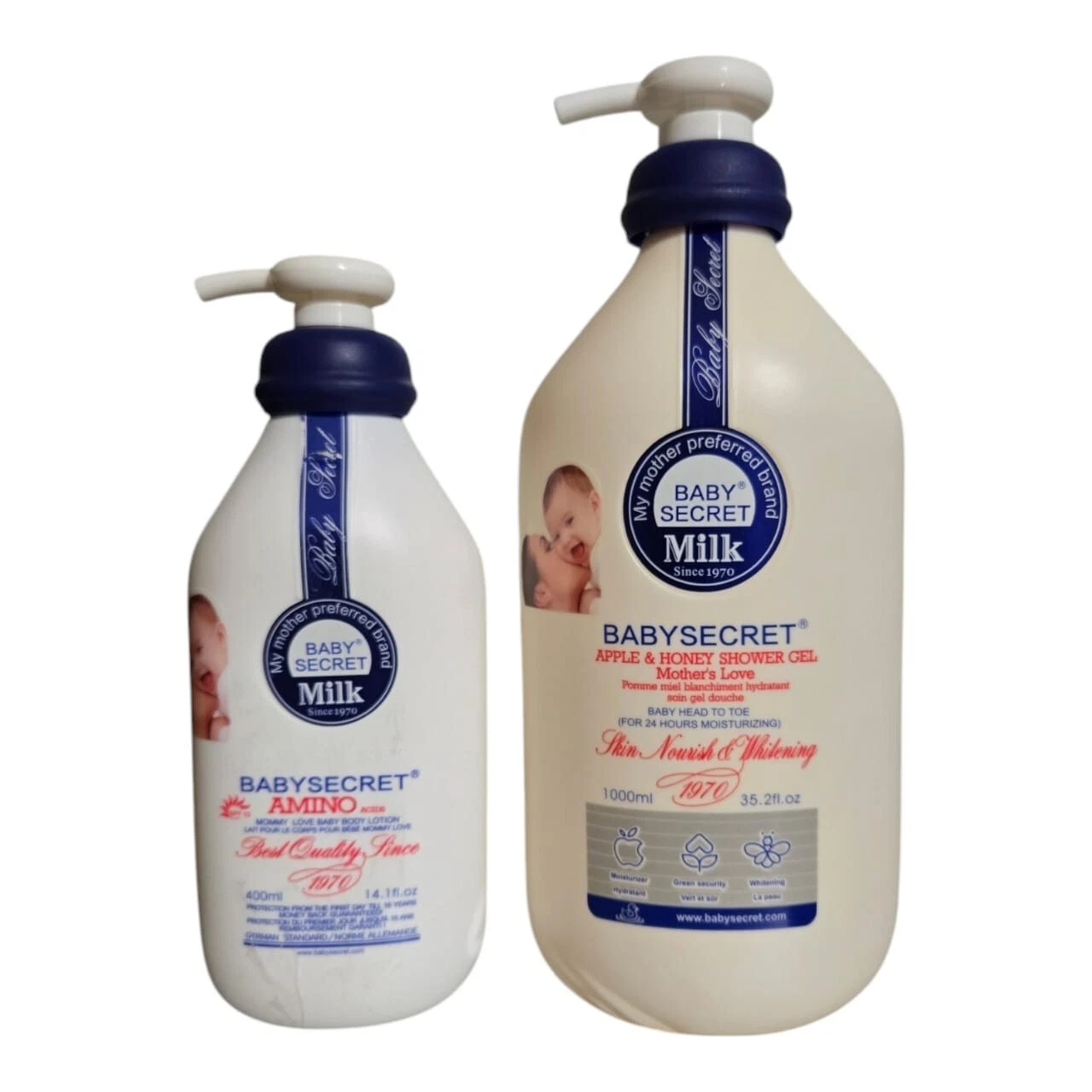 Baby Secret Apple & Honey Shower Gel, Amino Acids Lotion. Protects From Day Old
Opens in a new windo