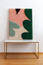 Arazzo con cornice fatto a mano, da appendere a parete moderno, arte tessile, arte da parete regalo unico