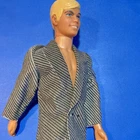 Ken Doll Clothes: Gray Suit Dress Jacket ~ Genuine Mattel ~ Ships Fast 🔵 Vintag