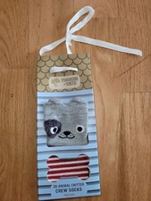 Tucker  Tate Kids 3D Animal Critter Socks Size 6-7 Shoe Size 7.5 -11.5 2 pairs 