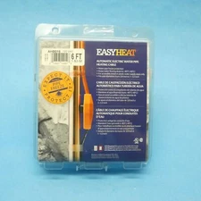 Easy Heat AHB016 3/8-3/4" 3-7 Foot Water Pipe Heating Cable w/Thermostat 120VAC 