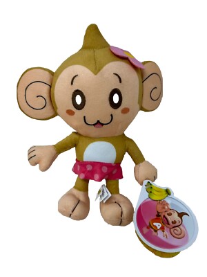 MeeMee - Super Monkey Ball Game Stuffed Animal Plush Toy 9  NEW!