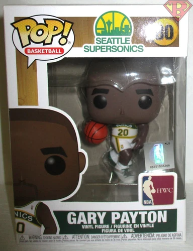 GARY PAYTON Seattle Supersonics Pop NBA Basketball 4" Figure #80 Funko MINT 2020