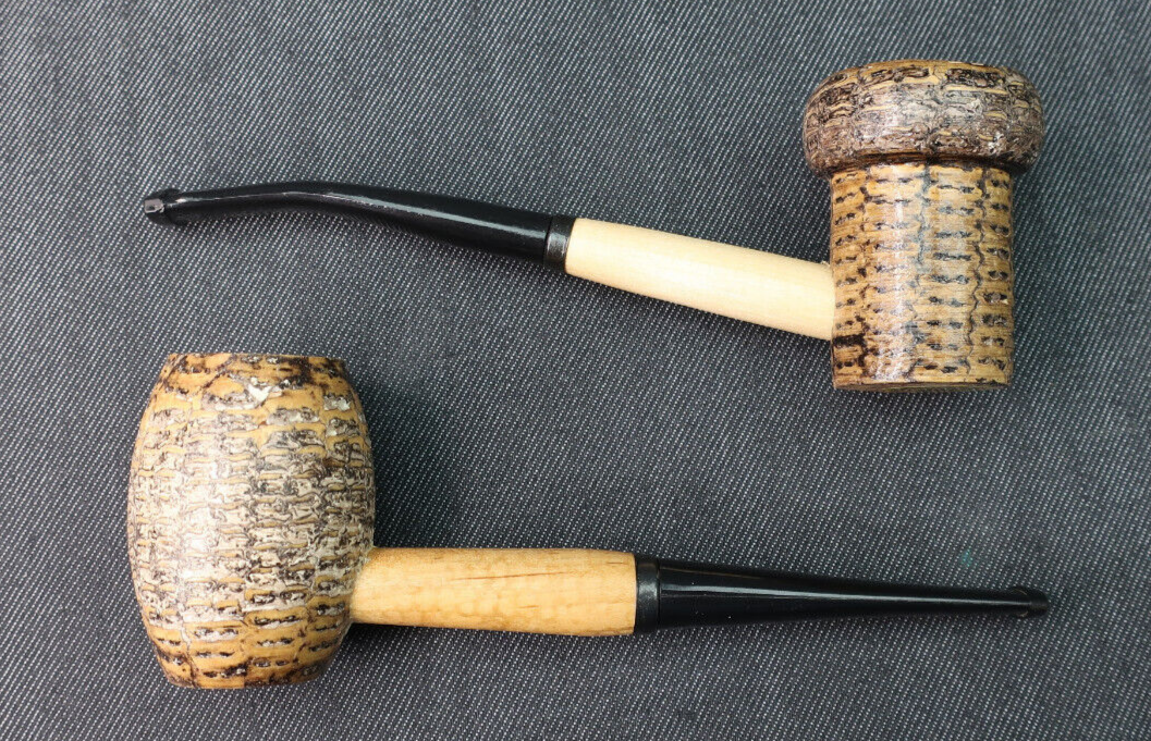 Pipe Lot Missouri Meerschaum Corn Cob Estate Tobacco Smoking Pipes ~ QTY. 2