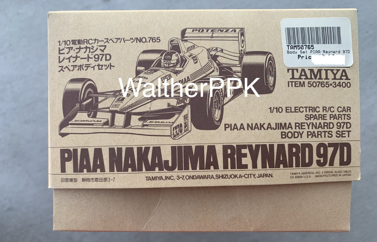 SALE New Tamiya 1/10 Piaa Nakajima Reynard 97D Body Parts Set No
