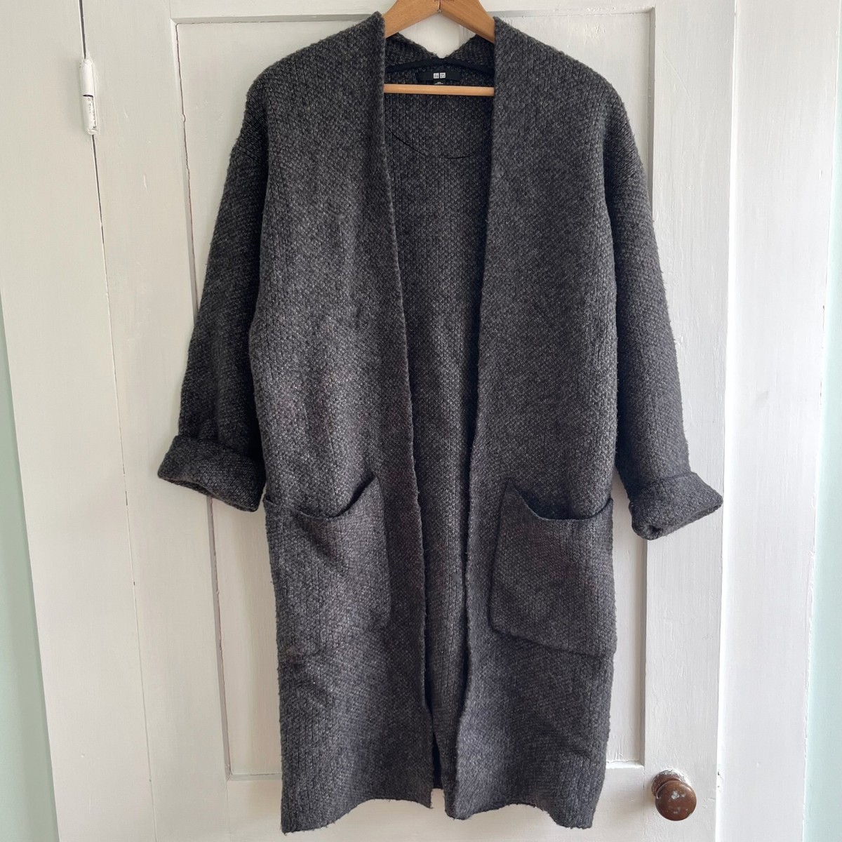 ジャケット・アウター old uniqlo wool half coat gray L Chesterfield Coat | UNIQLO US