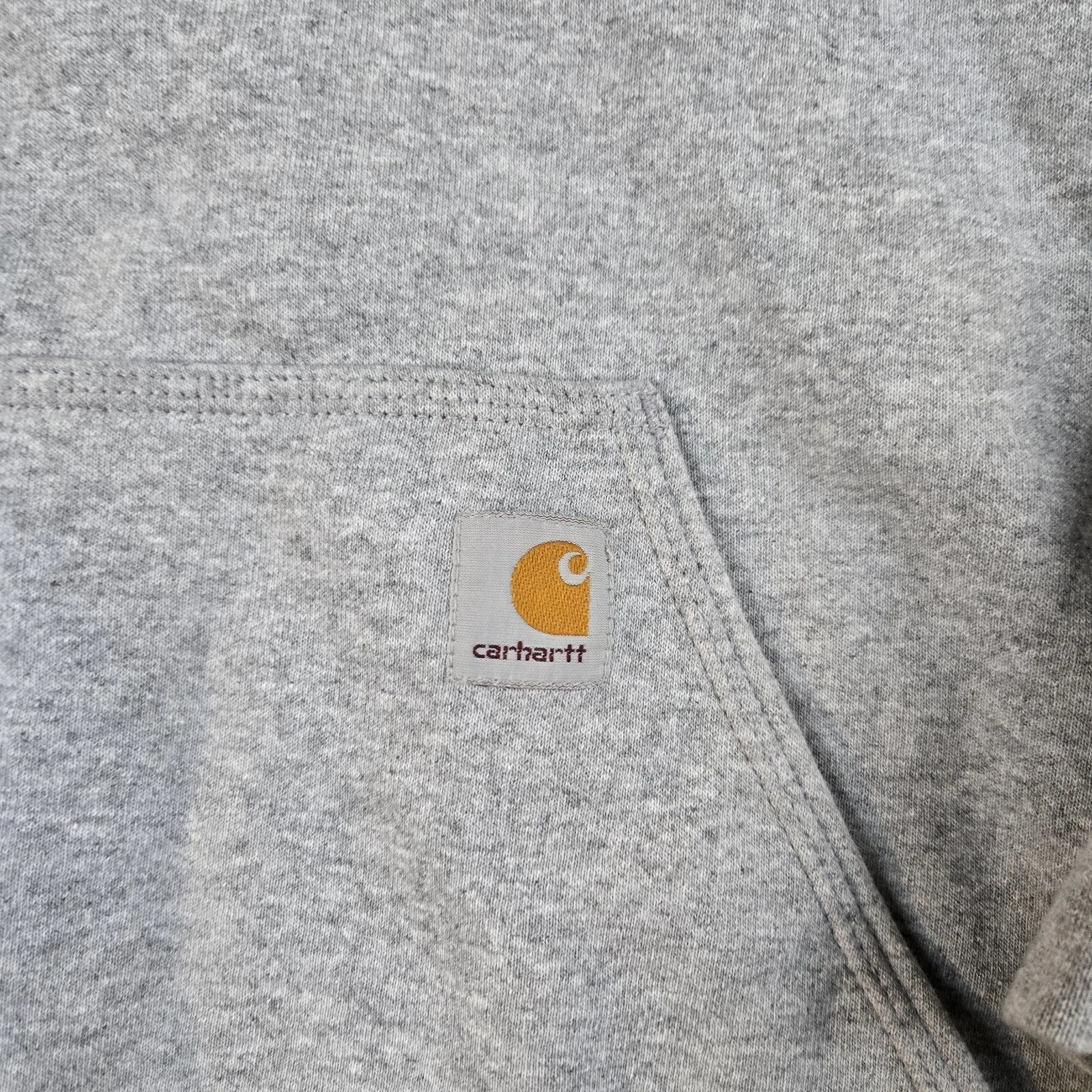 VETEMENTS Carhartt Sgabello da Bar Felpa con Cappuccio Uomo Grande Grigio Vestibilità Larga Pesante Comfort Abbigliamento da Lavoro