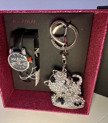 Watch Rocawear Quartz Analog Watch with Bling Kitty Keychain  display picture 1