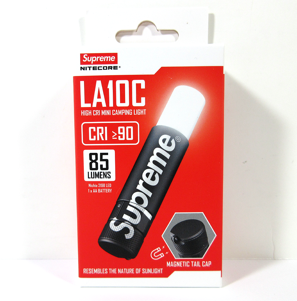 アクセサリー NITECORE Magnetic Flashlight supreme SUPREME NITECORE MINI MAGNETIC FLASHLIGHT - BLACK - F/W 2017 - 100