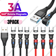 Magnetic Phone Charger Charging Cord Adapter Cable For Type C Samsung LG Android