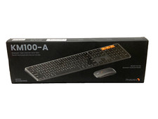 ProtoArc Ultra-Slim Backlit Keyboard  Mouse Combo for MAC Bluetooth, KM100-A