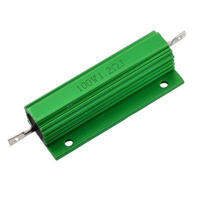 Résistance Bobinée 600 Ohm 25W 5% - Boîtier Aluminium Vert, Neuve Uxcell