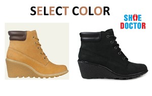 timberland wedge heel boots