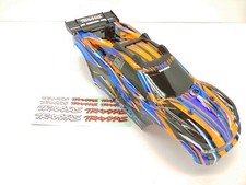 NEW: Traxxas Rustler 4x4 VXL HD Edition 1/10 Stadium Truck Body w/ Frame ORANGE