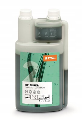 STIHL 07813198054  2-TAKT HP SUPER MOTORÖL FÜR RASENMÄHER TRIMMER SÄGEN 1L/1:50