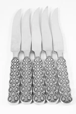 Vintage 5 Pc. Stanley Roberts Stainless LANCELOT Steak Knives Knife Set Japan