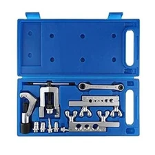 Copper Brake Fuel Pipe Repair Tools Double Flaring Dies Tool Set for Cutting