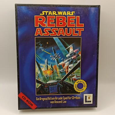 Star Wars Rebel Assault PC CD ROM Big Box Spiel
