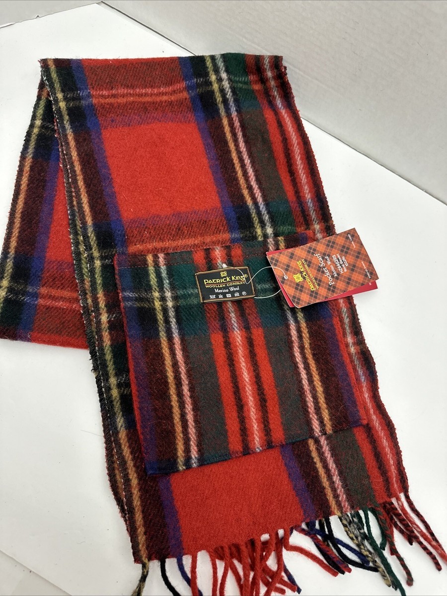 Sciarpa Patrick King Woollen Ufficiale Outlander – Tartan Lana D'agnello – Nuova Con Etichette - Foto 2