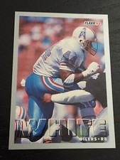 1993 Fleer LORENZO WHITE #137 football card ~ MSU / Houston Oilers ~ F1