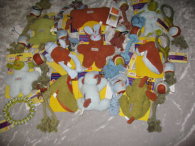 ASPCA Plush Dog Toys Rope Ball Squeak Play Exercise Chew Pet Puppy NEW!