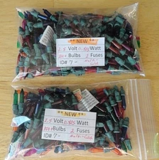 100+ OR 200+ MULTI-COLOR Replacement Mini Bulb Incandescent 2.5 Volt 0.425 Watt