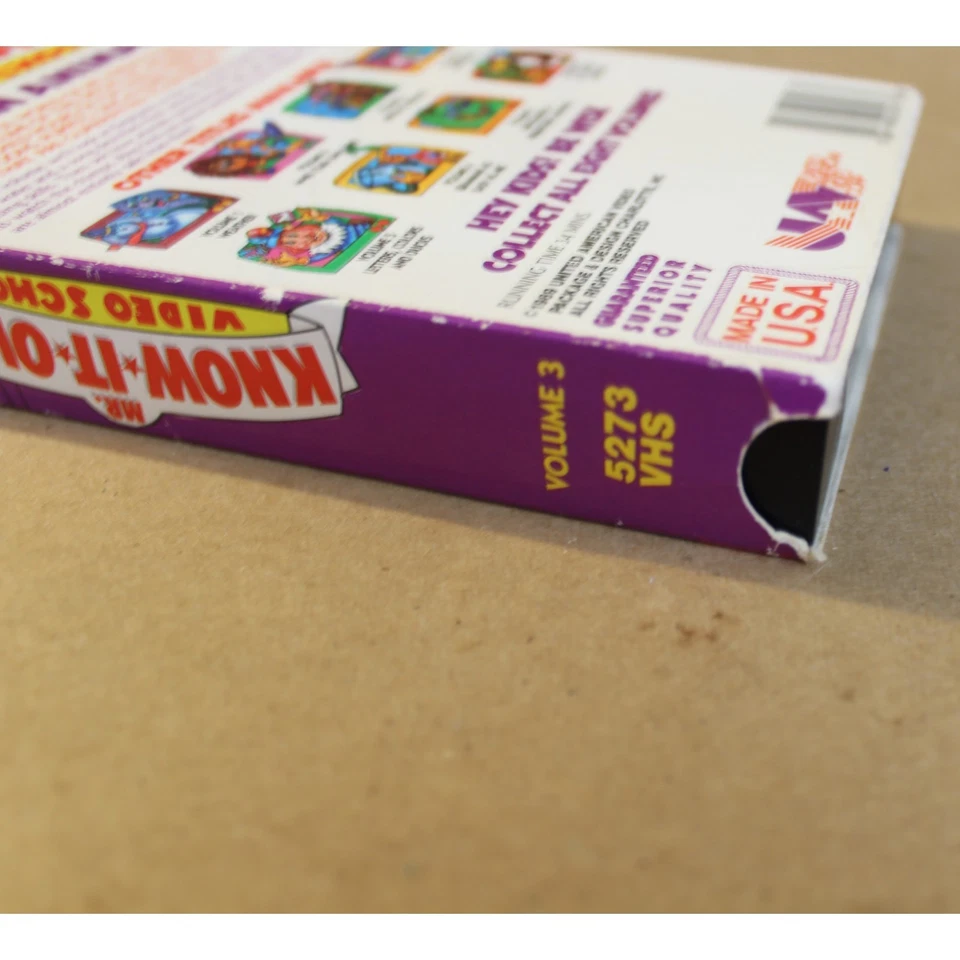 Mr Know It Owls African Animals Vol 3 (VHS, 1989, United American) Rare HTF - Image 4 of 4