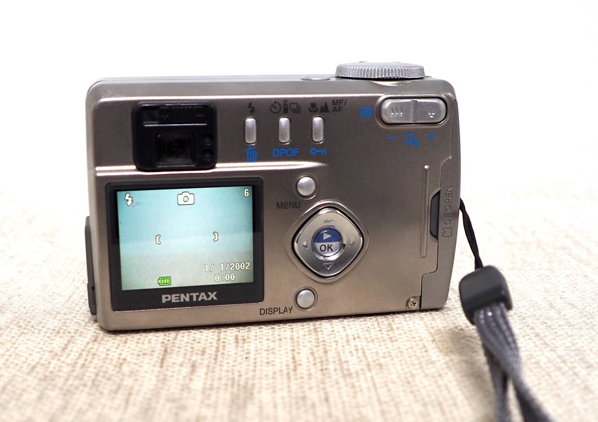 Pentax Optio S5i 5.0MP Digital Camera - Silver for sale online