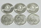 1/10 Ounce .999 Silver BU Rounds - Lot of 6 - NICE SET ! GORGEOUS!! L👀K!