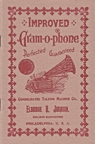 Consolidated Talking Machine Co Gram-O-Phone Catalog Booklet Facsimile