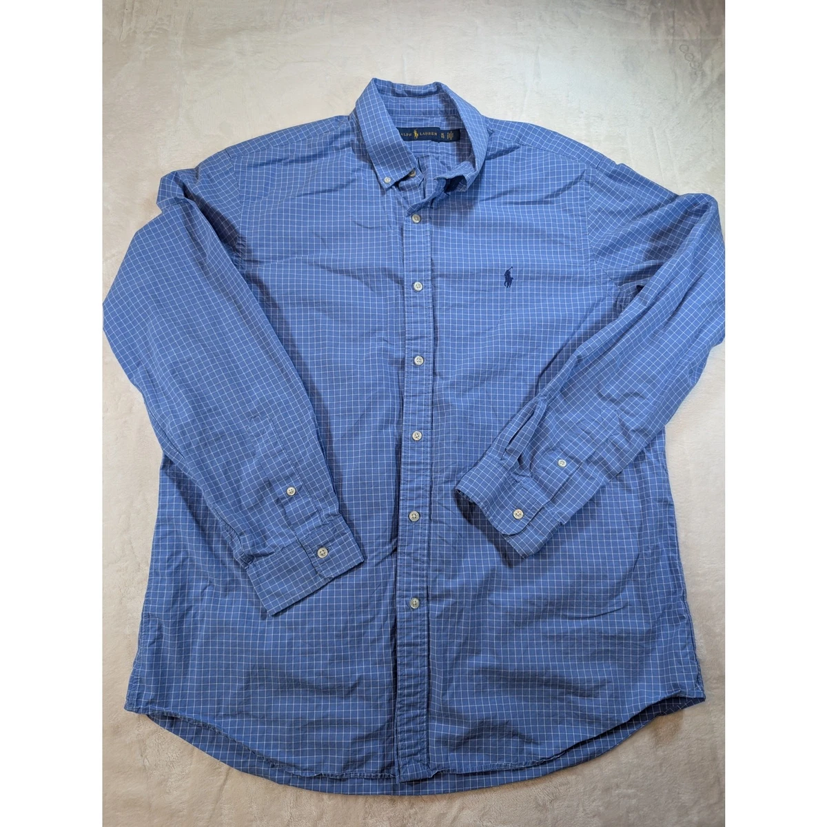 ralph lauren dress shirts ebay NWT Polo Ralph Lauren Mens Classic Fit Cotton Oxford Multicolor Pony Dress  Shirt