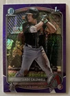 2025 Bowman Slade Caldwell Chrome Mega Box Purple Refractor 1st #181/250