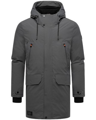 STONE HARBOUR Herren warmer Wintermantel lang Winterparka Kitraan XX