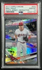 MIKE TROUT PSA 10 2017 TOPPS CHROME #200 WHITE JERSEY REFRACTOR ANGELS 1190