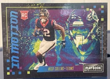 2021 Panini Playbook - In Motion #INM-NCO Nico Collins (RC)