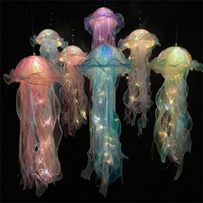 Delicate Jellyfish Shape LED Lantern for Girls Kids Birthday Decorative Lamp