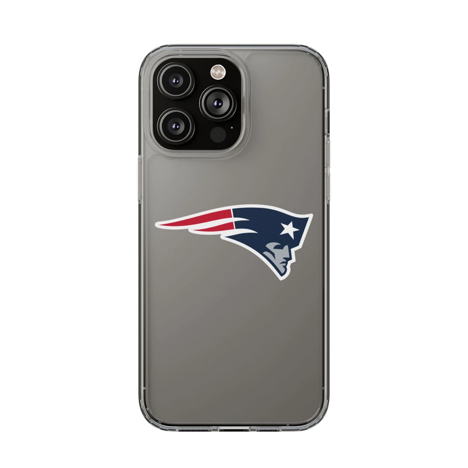 New England Patriots Clear Phone Case for iPhone