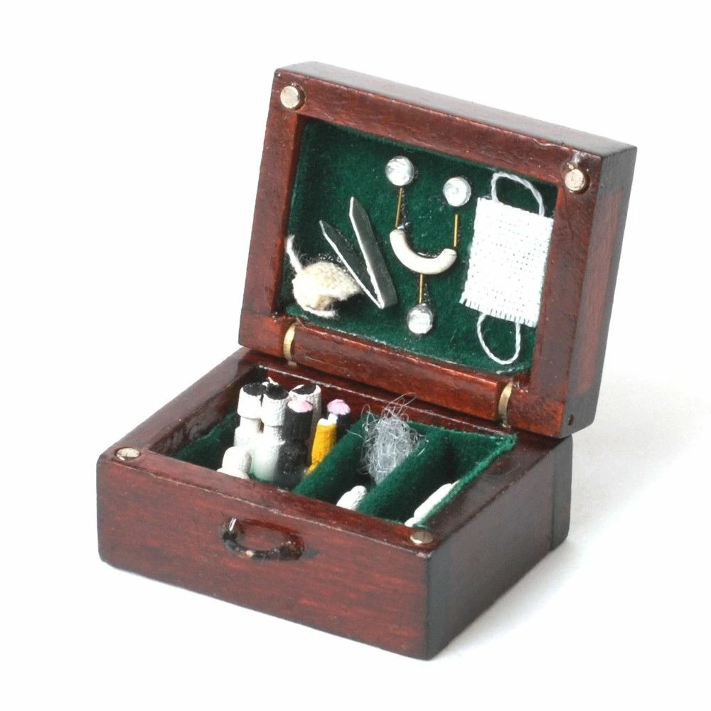 Dolls House Doctors Case and Equipment Medical or Vets Miniature 1:12th Scale