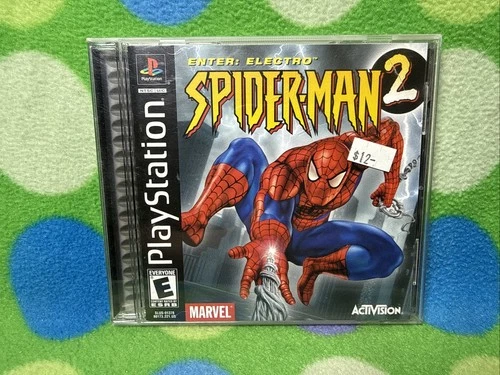 Spider-Man 2 -- Enter: Electro (Sony PlayStation 1, 2001) Complete
