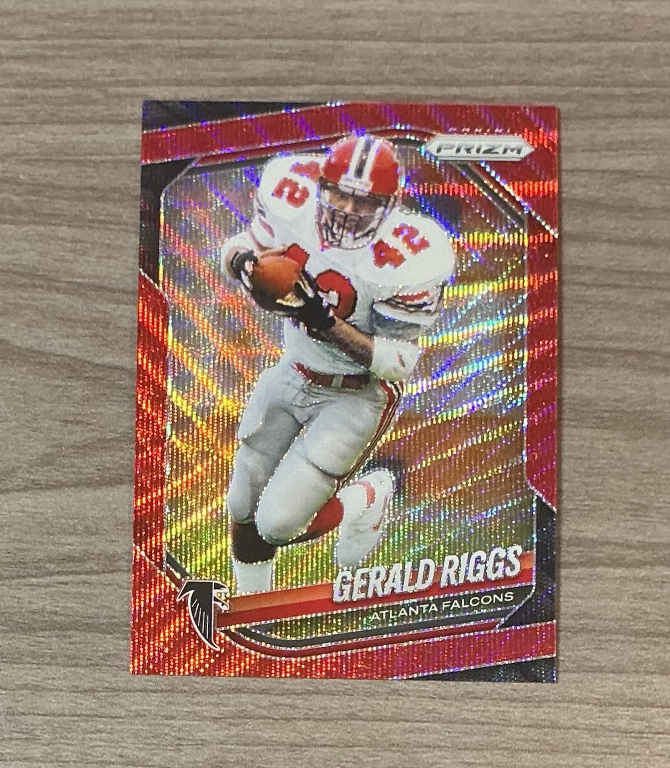 2025 Panini Prizm Gerald Riggs Red Wave Atlanta Falcons #/149 SP Color Match