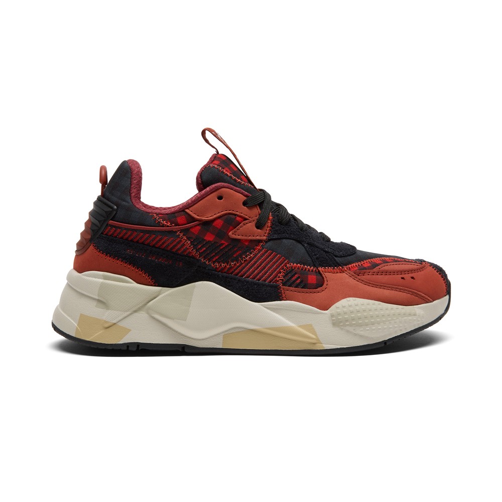 PUMA Rs X Hyper Prep Fall Lace Up Mens Red Sneakers Casual Shoes