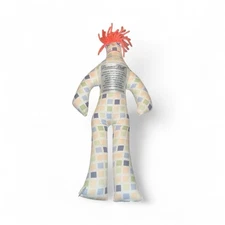 Dammit Doll Stress Relief Plush Checkered Multicolor 12” Gag Gift Toy