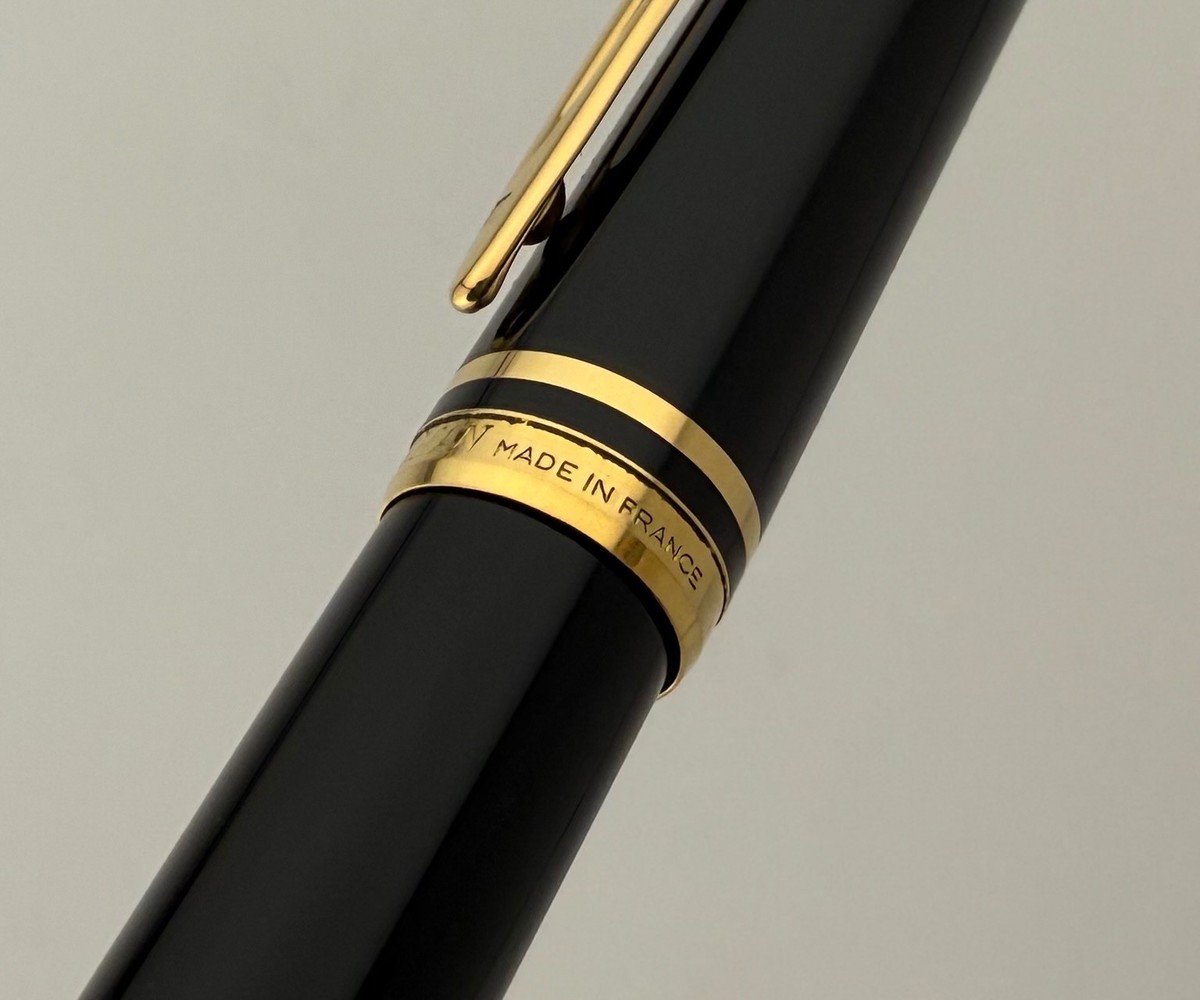 Waterman Le Man 100 Black 1883/1983 Fountain Pen 18K Gold Fine Nib