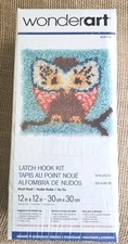 WonderArt Owl 426 112 Latch Hook Kit 12x12