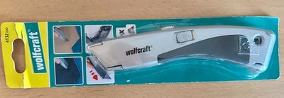 Wolfcraft Messer Profi - 4132000 - mit 4 Klingen - neu