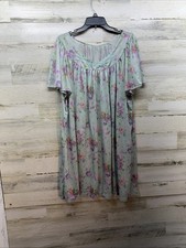 VNTG Nightgown Pastel Floral Midi Flutter Unsized And Unbranded