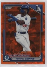 2024 Bowman Sapphire Chrome Prospects Orange /25 Kendall George #BCP-58 0o48