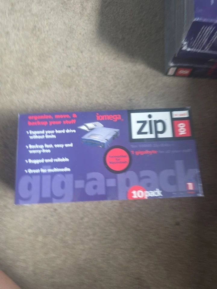 iomega zip 100 全新未开封 Deadstock 5 件装 10 件 — 第 3/4 张图片