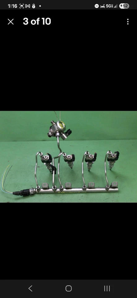 07-16 BMW 750LI 535I 3.0L 4.4L BOMBA DE COMBUSTÍVEL/TRILHO E INJETORES 13537585261 FABRICANTE DE EQUIPAMENTO ORIGINAL - Imagem 3 de 4