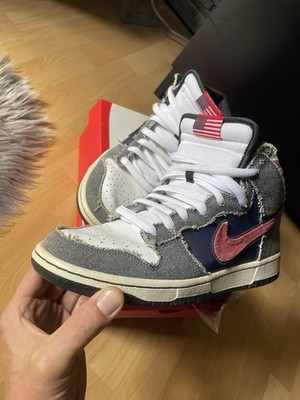 Nike Herren Dunk High Born in the USA Basketball Sneaker EU 43 318171-100